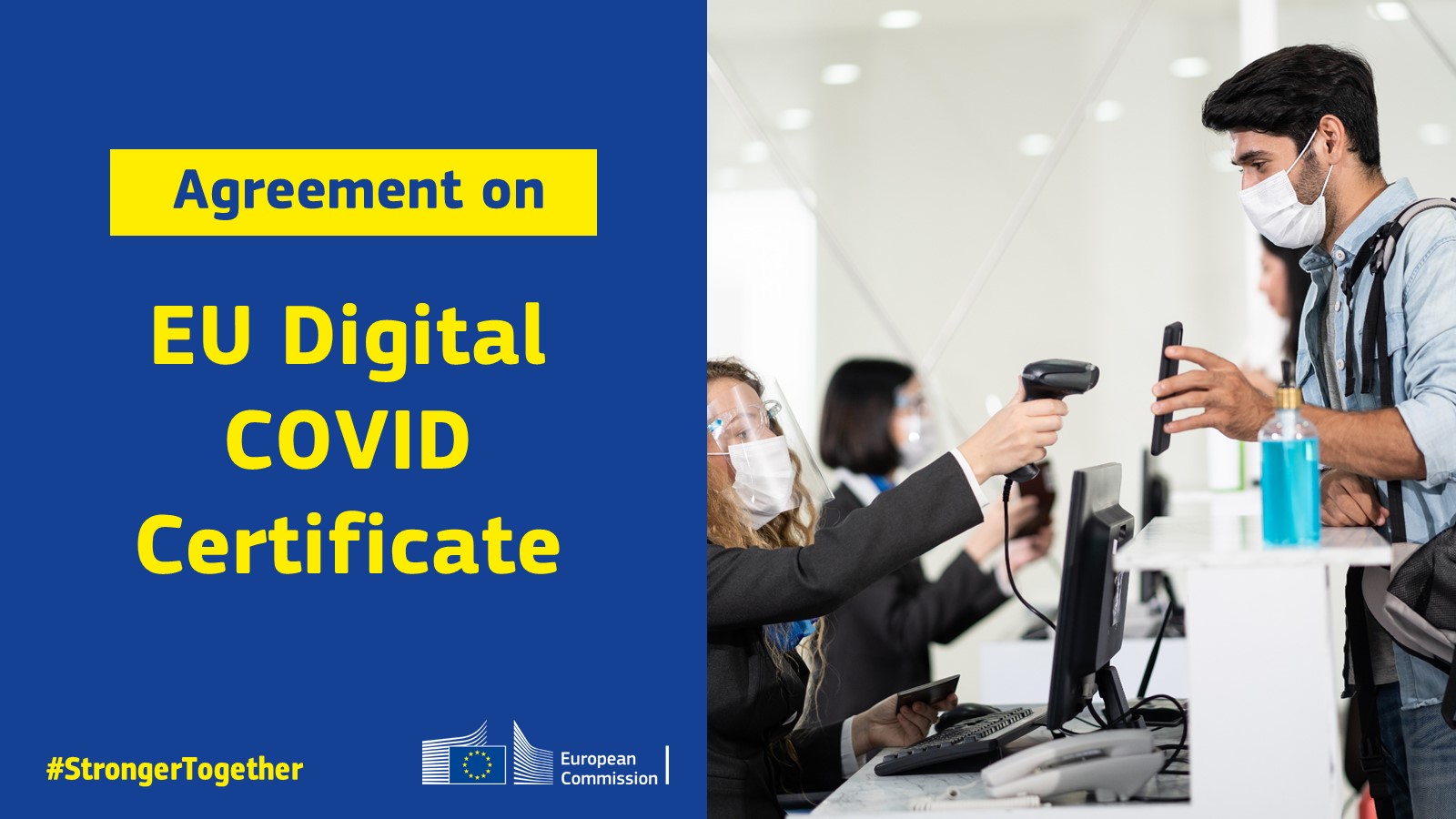 Certificato COVID digitale UE: accordo provvisorio tra Parlamento e Commissione europea per partire a luglio.