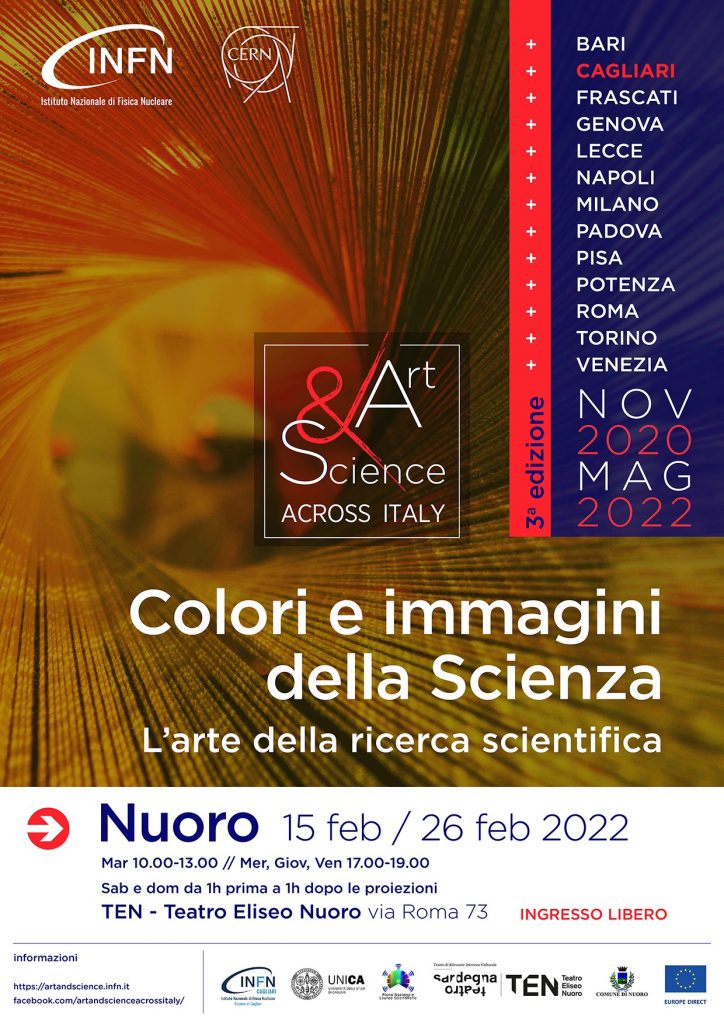 Colori e immagini della scienza”: a Nuoro la mostra di Art&Science Across Italy.